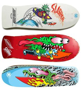 Santa cruz 80's skateboard deck Jim philips graphism