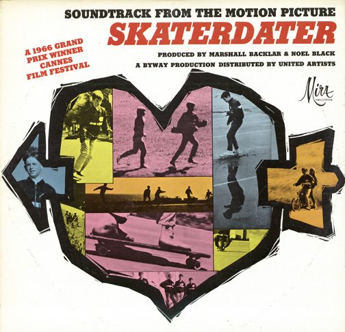 1966 grand pix winner Cannes film festival' skaterdater soundrack cover