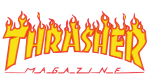 logo thrasher flame