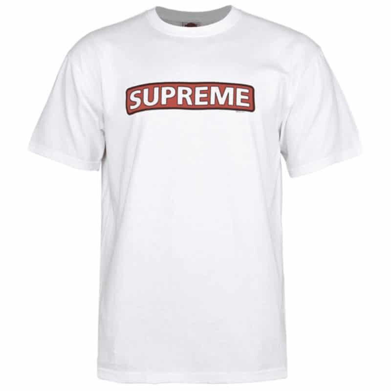 T-shirt Powell Peralta x Supreme blanc