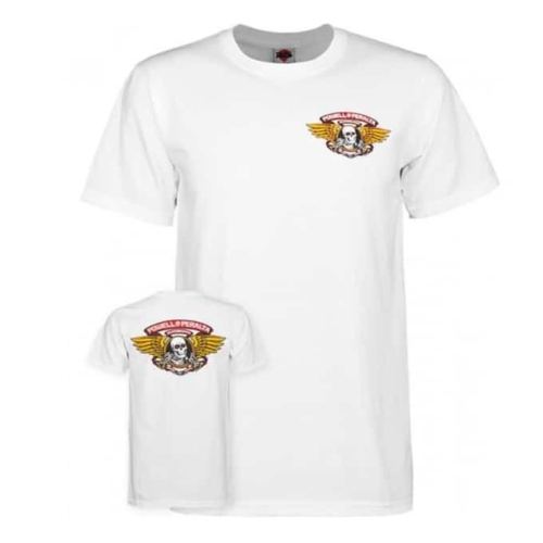 T-shirt Powell-Peralta "Winged Ripper" blanc recto-verso