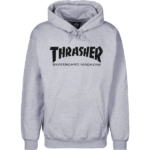 Thrasher Logo | Sweat à capuche gris | Skate.fr