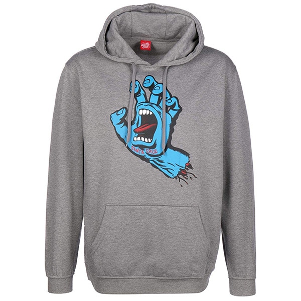 Santa Cruz Screaming Hand | Sweatshirt à capuche Gris - Skate.fr