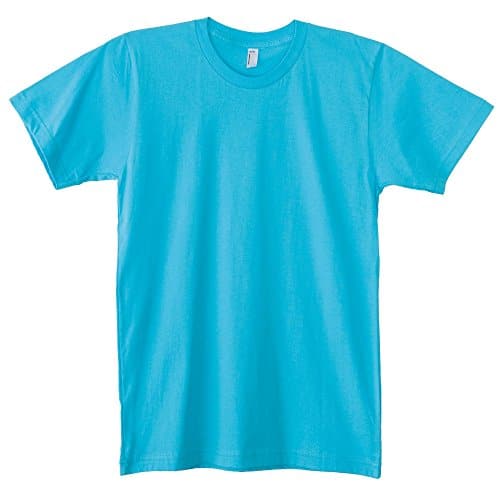 T-shirt American Apparel bleu turquoise