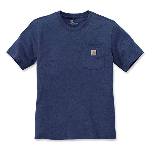 T-Shirt Carhartt Work Pocket Bleu Indigo