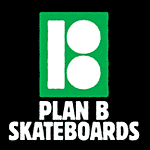 logo plan b skateboards noir et vert