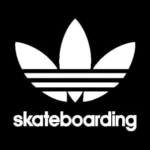 logo adidas skateboarding noir