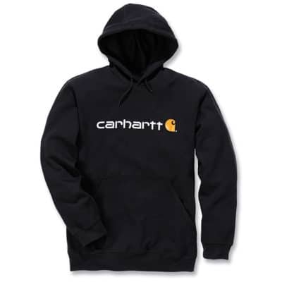 Carhartt Logo Midweight | Sweat à capuche noir - Skate.fr