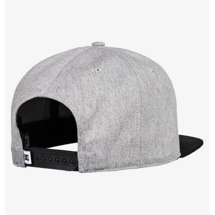 Casquette DC Shoes Snapdripp Snapback grise (heather grey) BACK