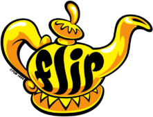 flip skateboards magic lamp logo