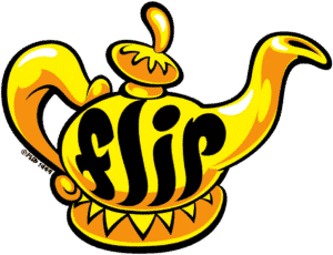 flip skateboards magic lamp logo