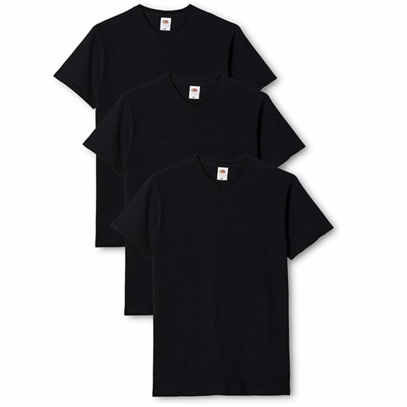 pack T-shirts Fruit of The Loom noir
