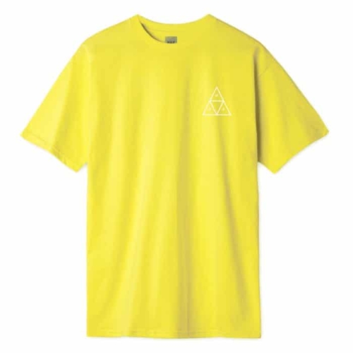 T-shirt HUF Essentials Triple Triangle jaune
