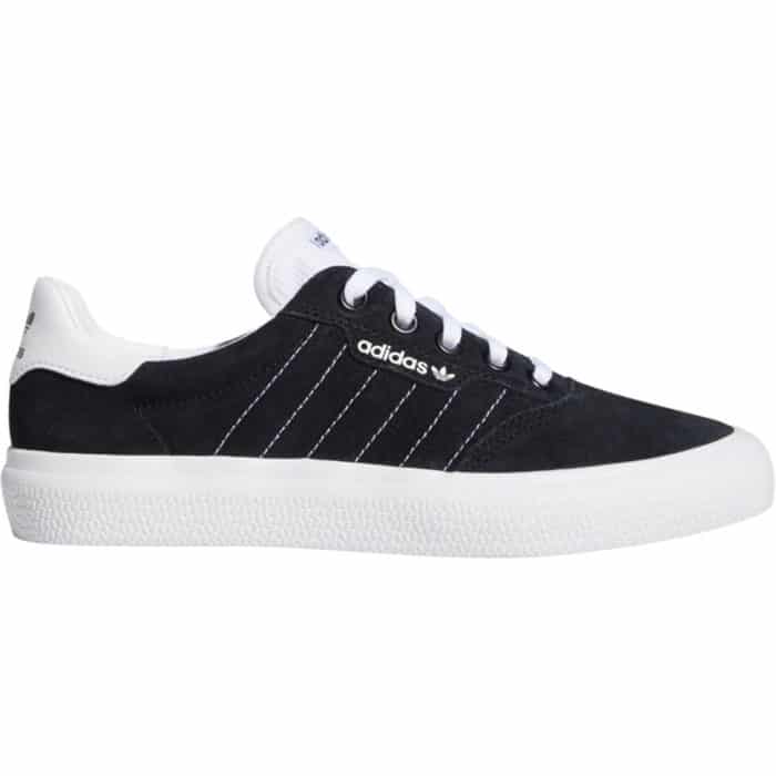Adidas 3MC Noir / Blanc Cuir | Skate.fr ℠