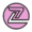 Z flex logo violet noir