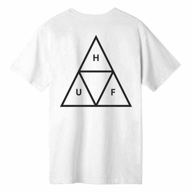 T-shirt HUF  Essentials Coral blanc