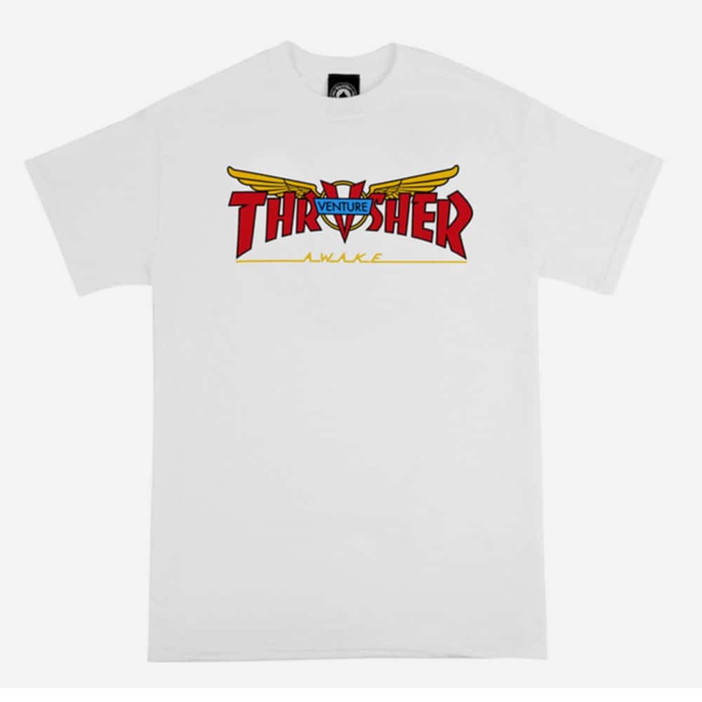 T-shirt Thrasher x Venture blanc
