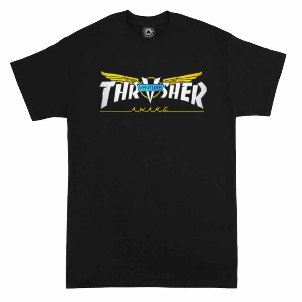 T-shirt Thrasher x Venture noir pour homme