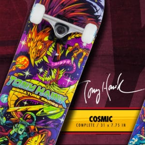 Tony Hawk Skateboard Cosmic ads