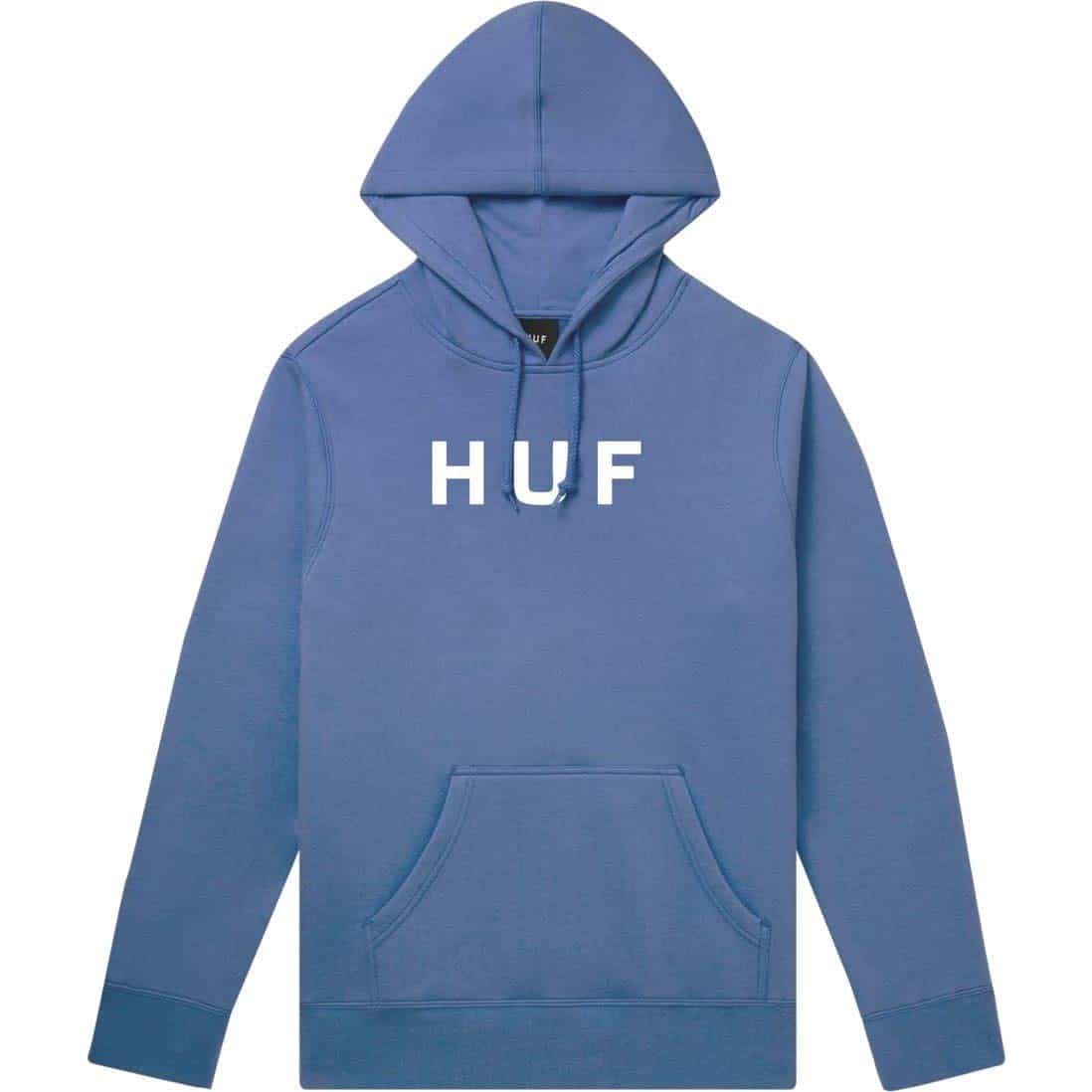 HUF Essentials OG Logo | Sweat à capuche Bleu | Skate.fr