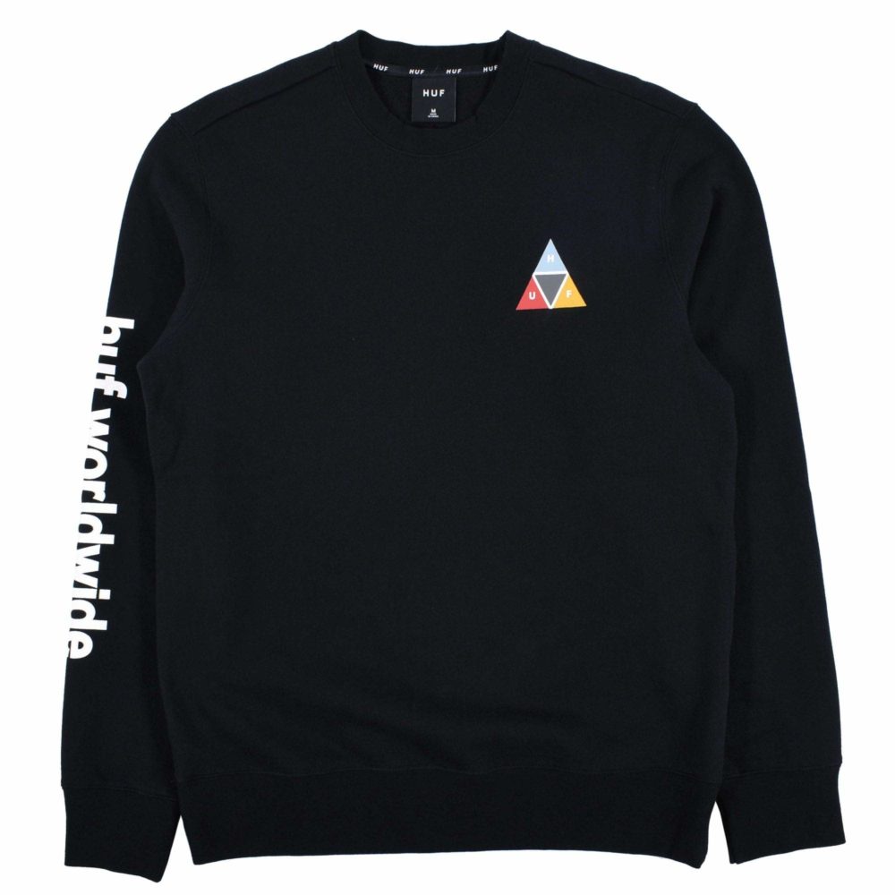 Sweatshirt HUF Prism Crew noir