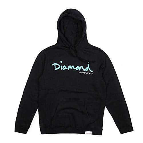 Sweatshirt à capuche Diamond Supply Co. Script Hoodie noir