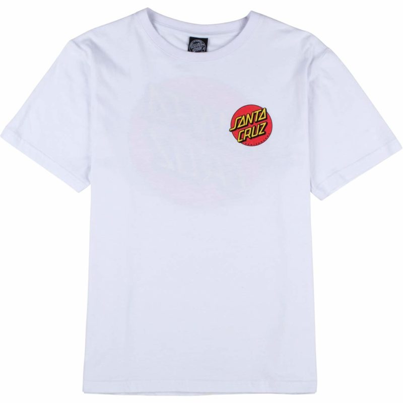 T-Shirt Santa Cruz Classic Dot Blanc pour Femme