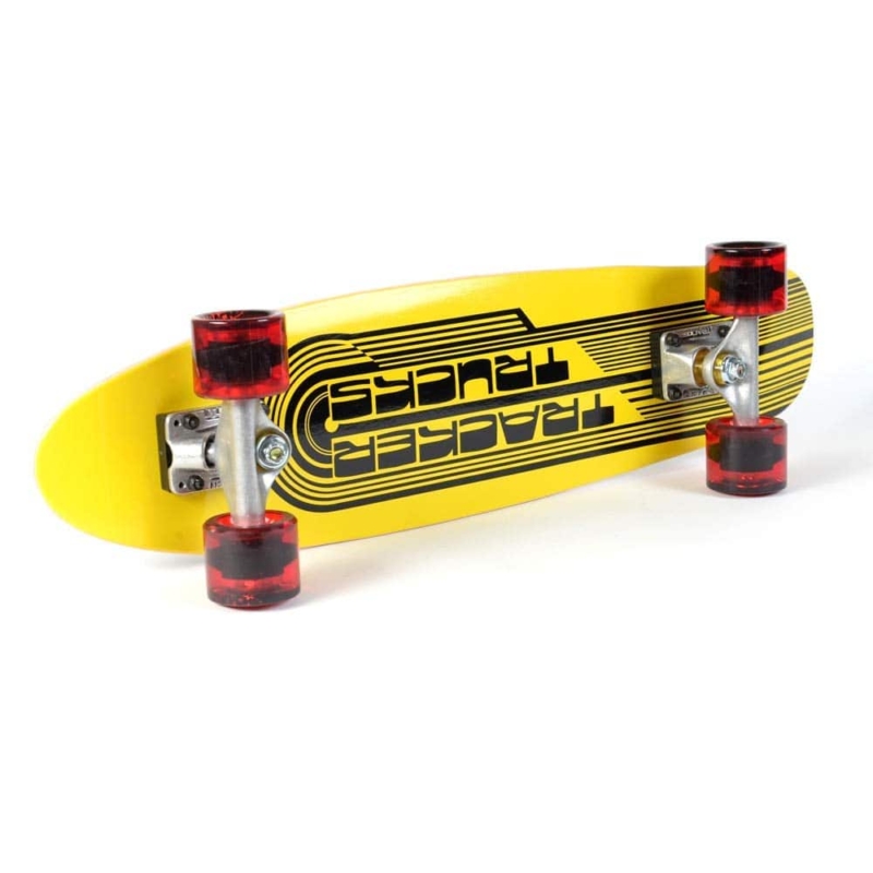 Skateboard Cruiser Tracker Classic Wing jaune 7.5"