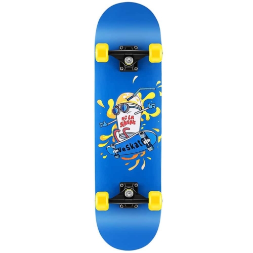 Skateboard pour débutant WeSkate bleu en taille planche 8.0’’