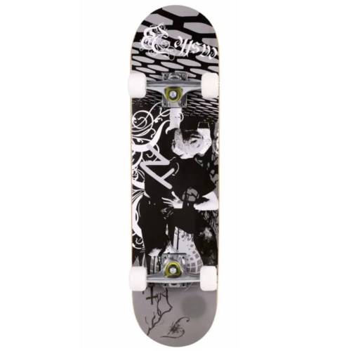 Skateboard pas cher WeSkate noir et blanc