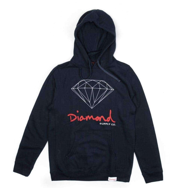 Diamond Supply Co. OG Sign Core Hoodie Navy