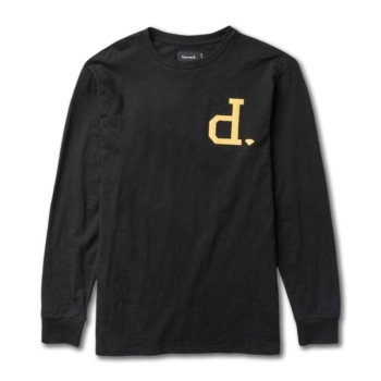 T-shirt manches longues Diamond Supply Co. Polo Football Top Black
