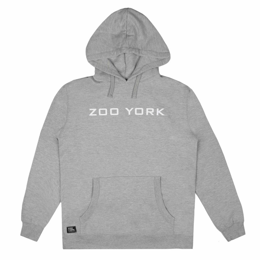 Sweat Capuche Zoo York Bank Logo gris