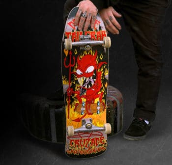 Cruzade skateboard Tailgrab ads