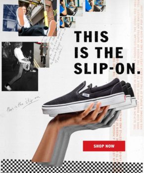 Vans this is the slip on ads