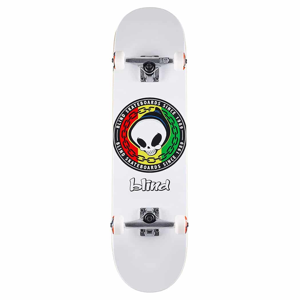 Skateboard Complet Blind Rasta Reaper en taille deck 8.125″ 