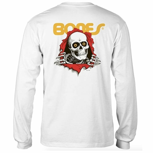 T-shirt à manches longues Bones / Powell Peralta Ripper Blanc back