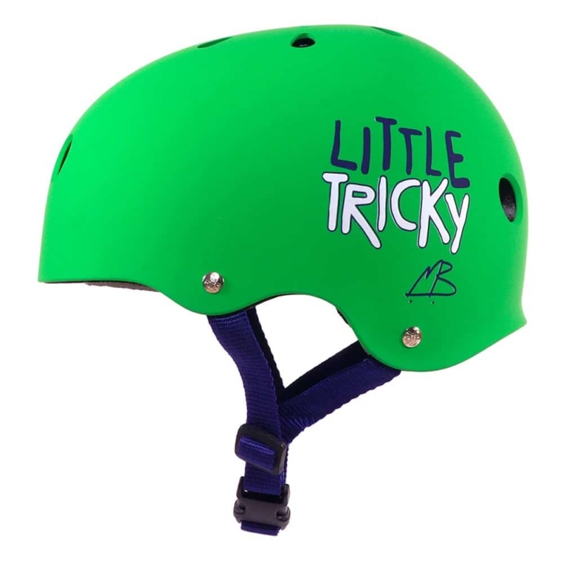 Casque de Skateboard enfant Triple 8 Little Tricky Jr vert 