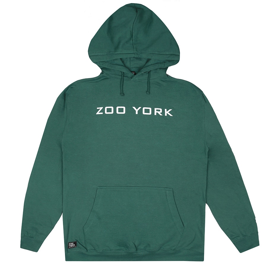 Sweat Capuche Zoo York Bank Logo vert