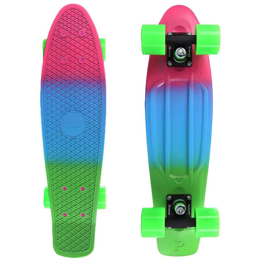 Penny Fluro Fades Blue | Skateboard Cruiser 27