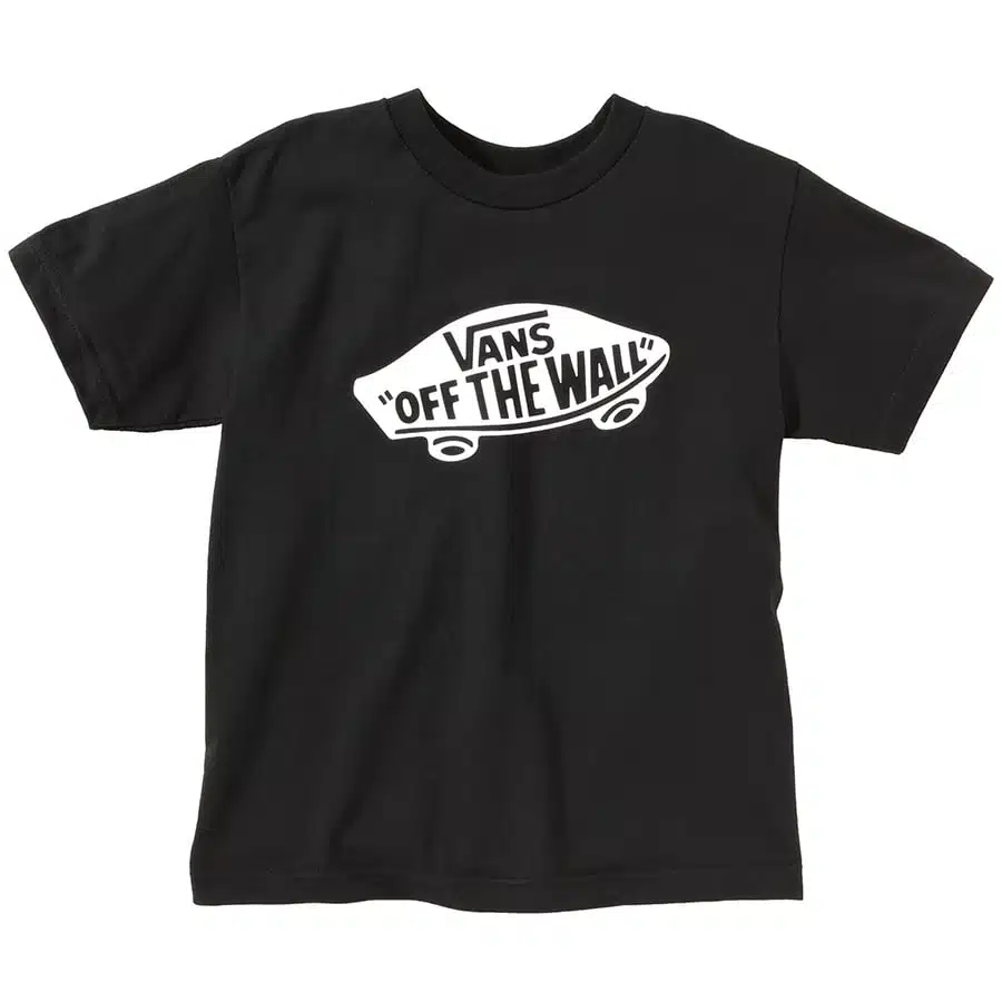 T-shirt Vans “Off the Wall” noir enfant