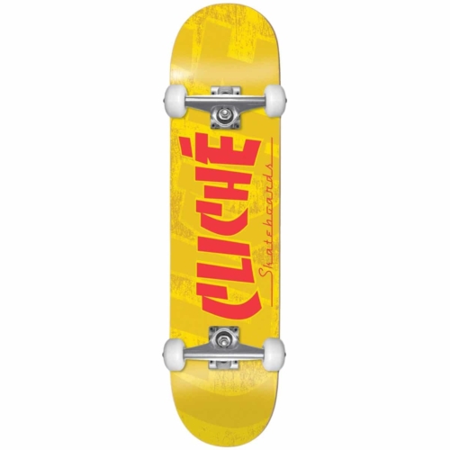 Skateboard complet Cliché Banco Yellow 7.5"