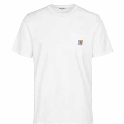Carhartt Force Cotton Delmont | T-Shirt Homme Blanc | Skate.fr