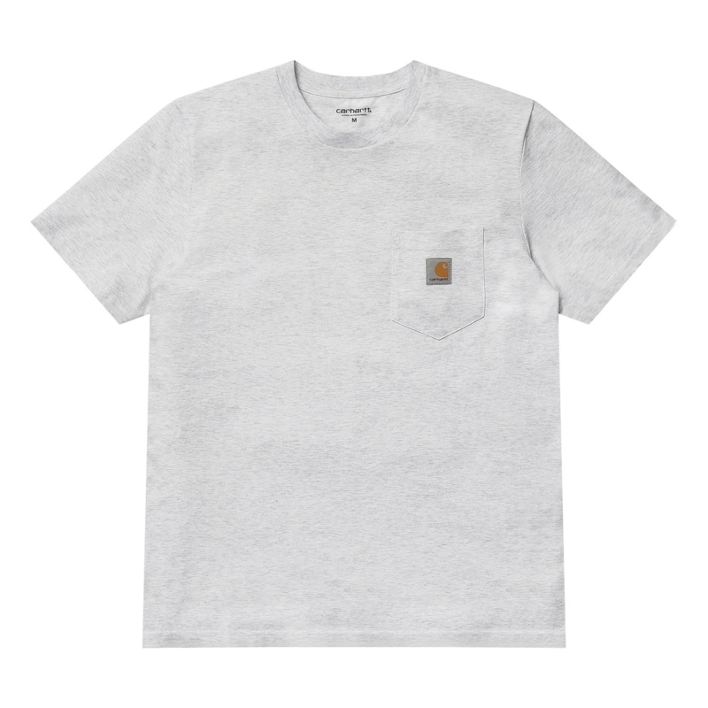 T-shirt Carhartt WIP Gris chiné (heather grey) homme
