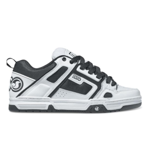 Chaussures de skate DVS  Comanche blanches en cuir