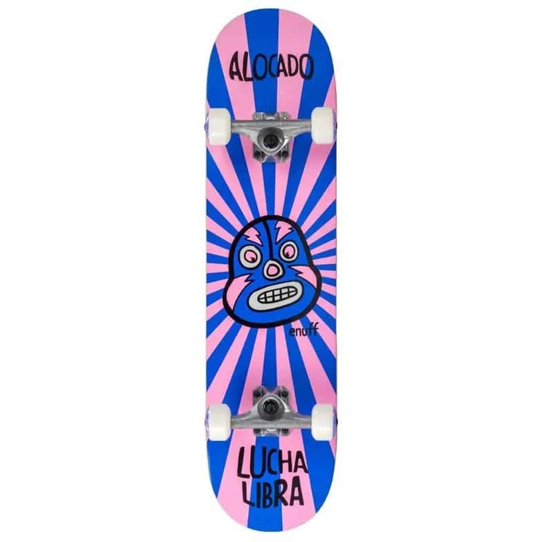 Skateboard Complet Enuff Lucha Libre Rose/bleu 7.25″