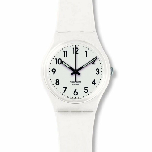 Montre Femme Swatch Just White Soft GW151O