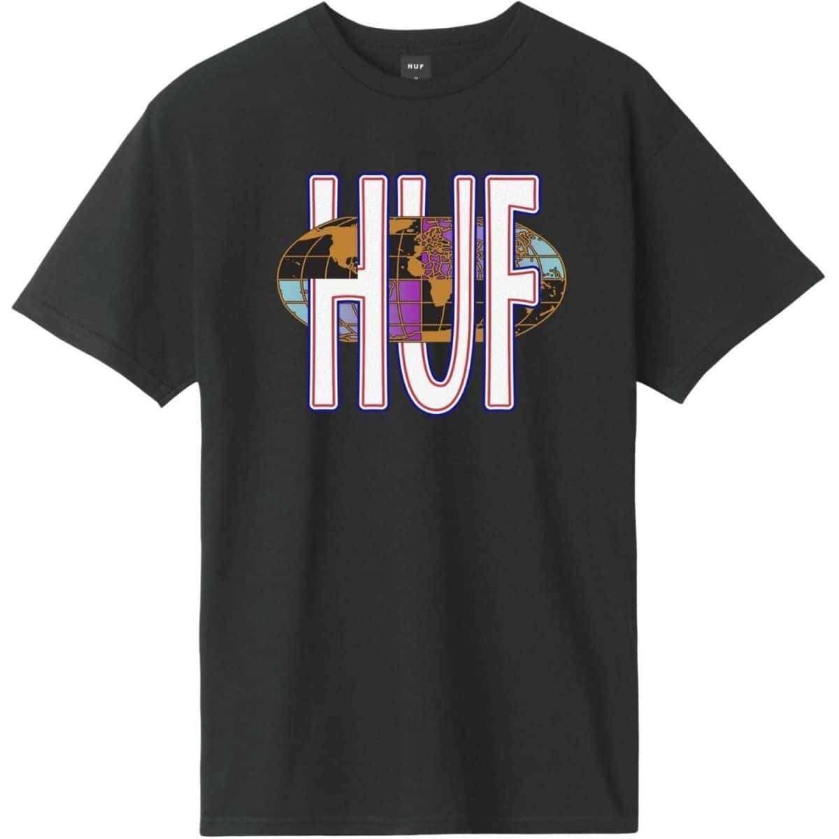 HUF Quake USA | T-shirt Homme Noir | Skate.fr