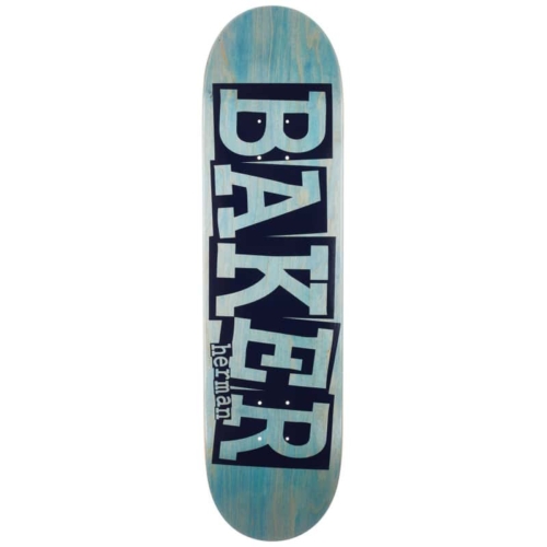 Baker Ribbon BH Blu Veneer Bryan Herman deck 8.25″