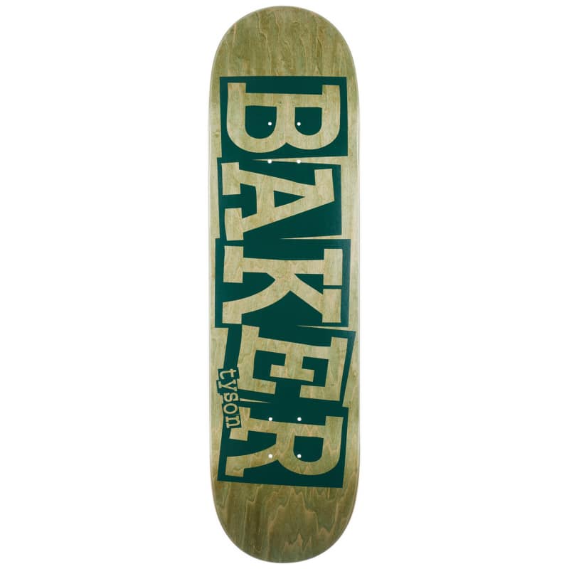 Plateau de skateboard Baker Ribbon Tp Grn Veneer deck 8.5″